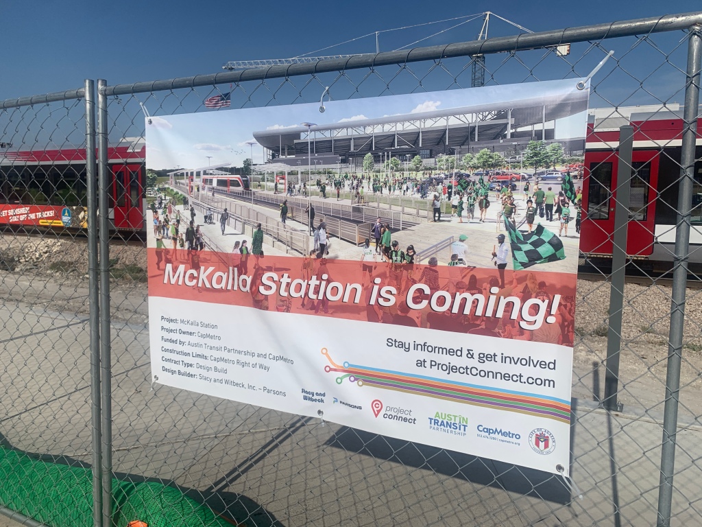 McKalla Station coming soon sign