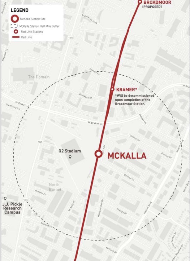 McKalla station on map